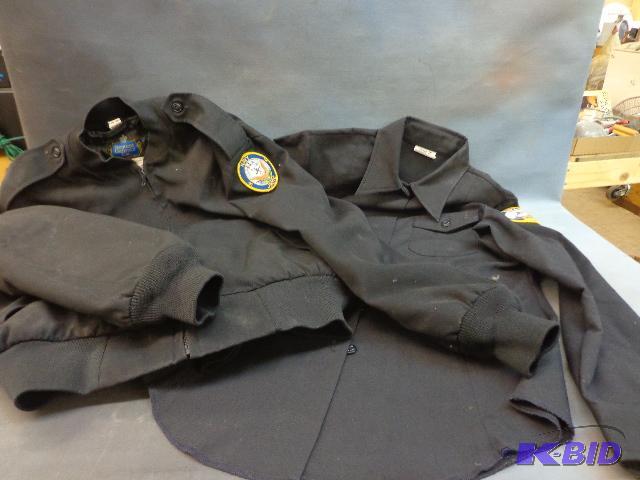 lot 87 image: Authentic Navy Jacket and Shirt ROTC   Jacket...