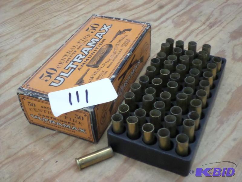 lot 111 image: (50) Ultramax .357-Magnum Shell Casings...