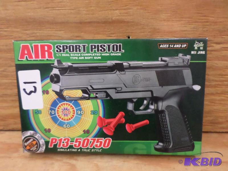 lot 13 image: New Air Sport Dart Pistol...