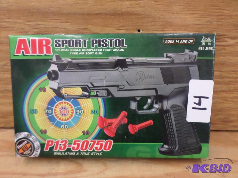 lot 14 image: New Air Sport Dart Pistol...
