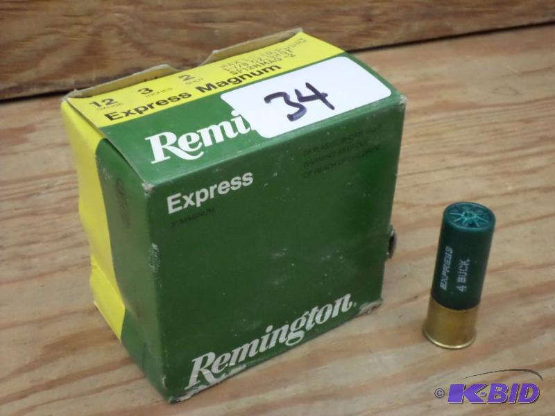 lot 34 image: (25) Remington 12-Gauge 3" Express Magnu...