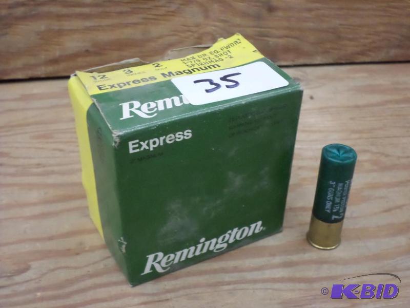 lot 35 image: (25) Remington 12-Gauge 3" Express Magnu...