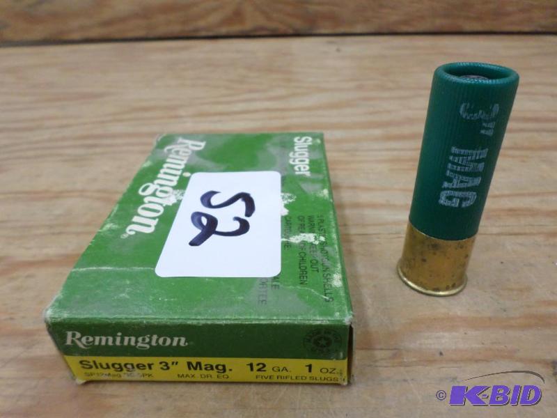lot 52 image: (5) Rounds Remington 12-Gauge 1oz 3" Mag...