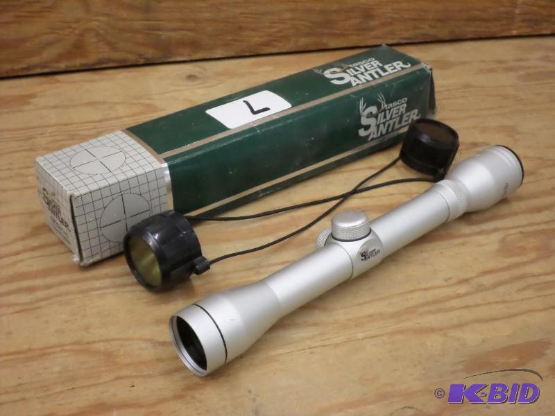 lot 7 image: New Tasco Silver Antler 4x32mm Rifle Scope...