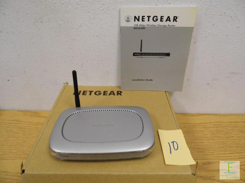 lot 10 image: Netgear Wireless Storage Router