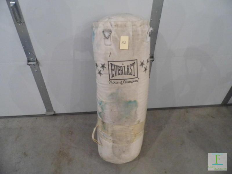 lot 52 image: Everlast Punching Bag
