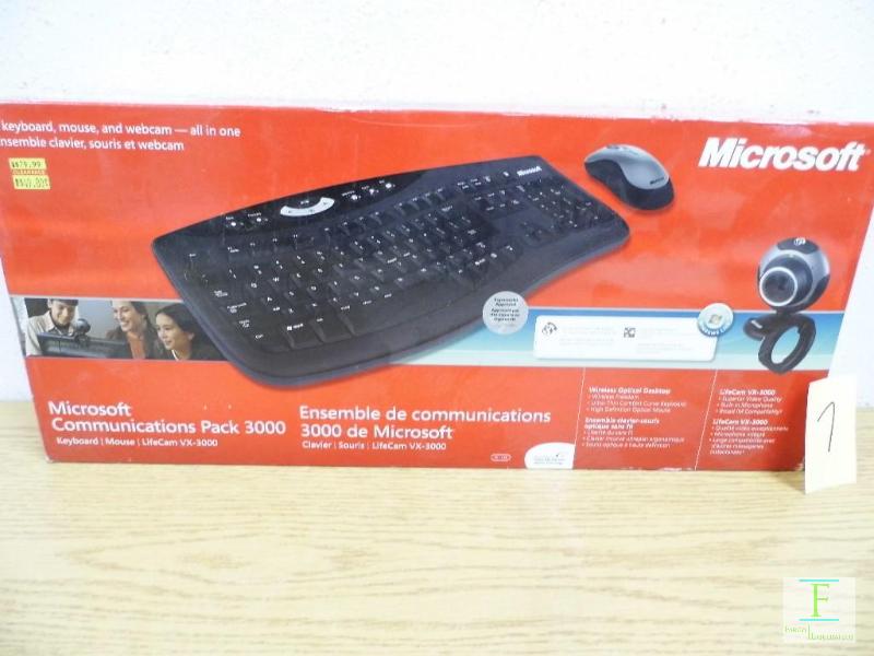lot 7 image: Micrsoft Camera, Mouse & Keyboard