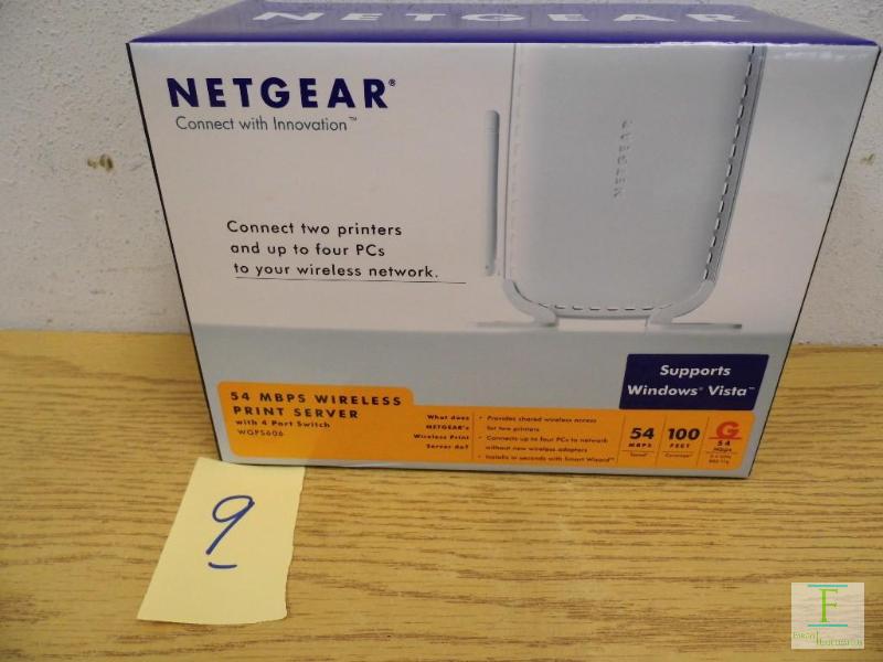 lot 9 image: Netgear Wireless Print Server