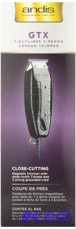 lot 129 image: Andis 4775 Gtx T-Outliner Trimmer, Black