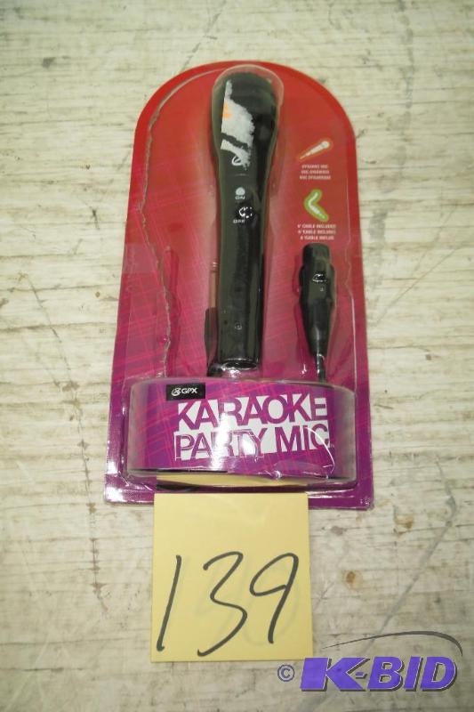 lot 139 image: GPX Karaoke Party Mic