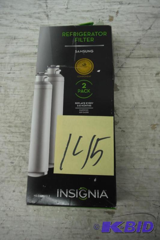lot 145 image: Water Filter for Select Samsung Refrigerators NS-DA2920-2, 2 pack
