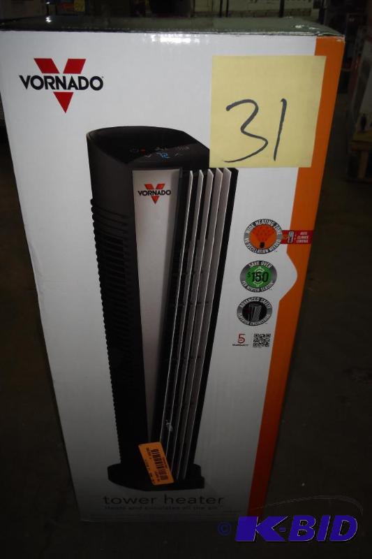 lot 31 image: Vornado ATH1 Whole Room Tower Heater, Automatic Climate Control