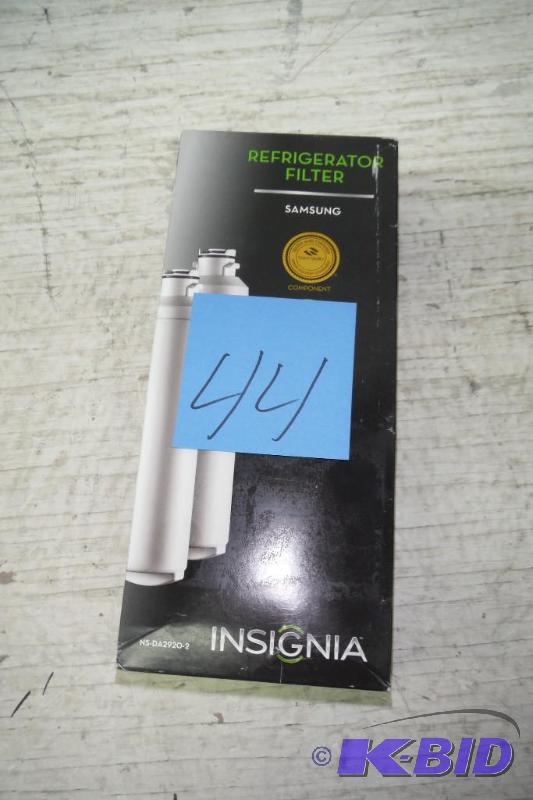 lot 44 image: Insignia Samsung Refridgerator filter 2 pack