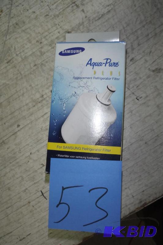 lot 53 image: Samsung DA29-00003G Aqua-Pure Plus Refrigerator Water Filter, 1-Pack
