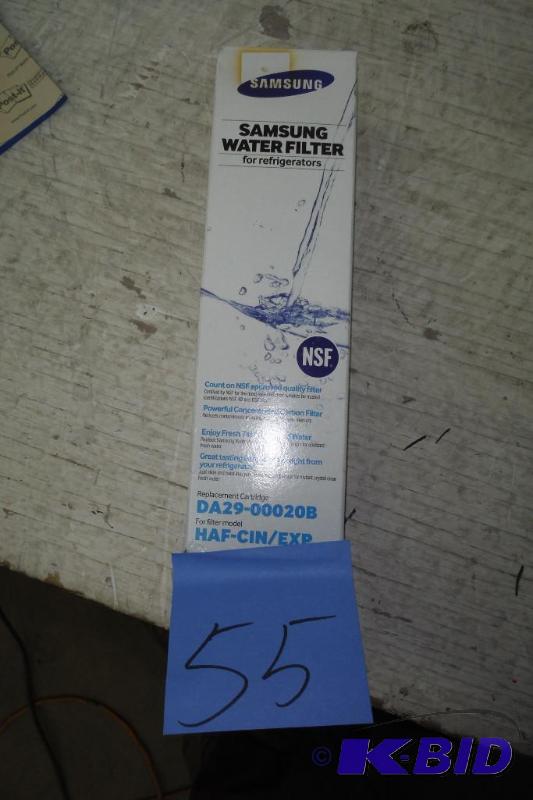 lot 55 image: Samsung Da29-00020b Refrigerator Water Filter, 1-pack