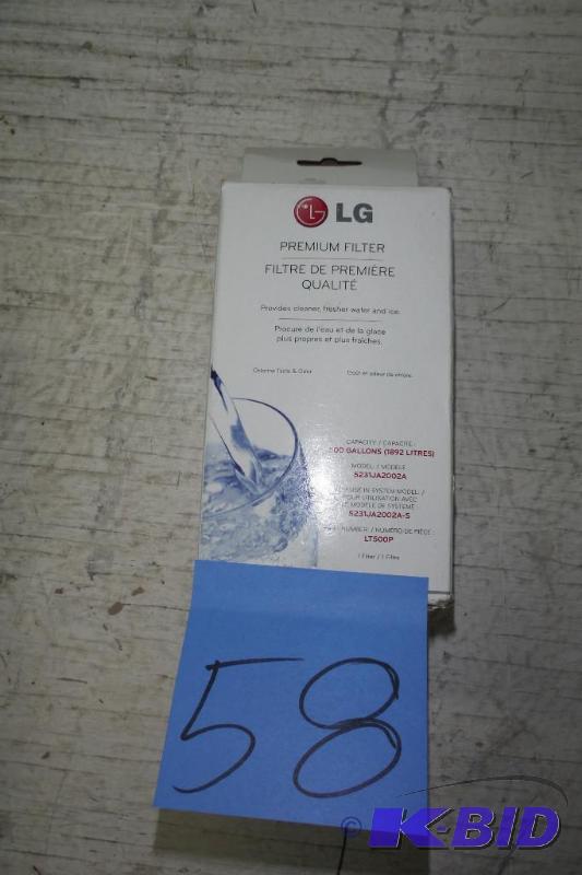 lot 58 image: LG LT500P Vertical Refrigerator Water Filter, 1-Pack