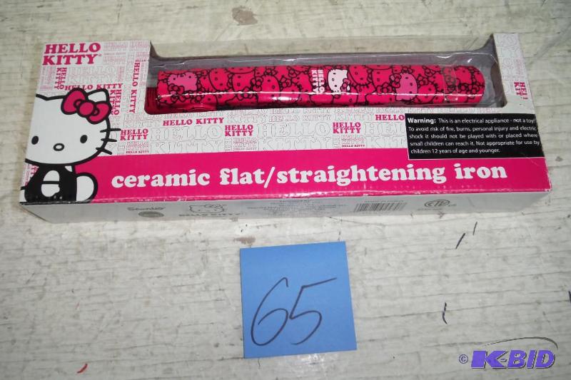 lot 65 image: Hello Kitty Kt3057Ma Flat Iron, 1 Inch