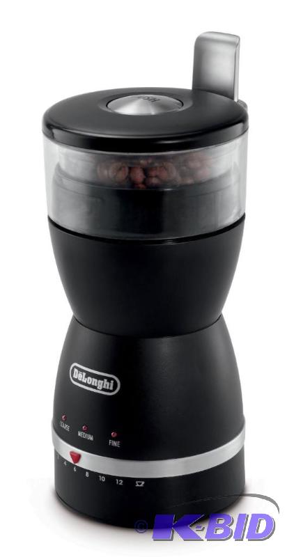 lot 83 image: DeLonghi KG49 Electronic Coffee-Bean Grinder with 3 Grind Settings