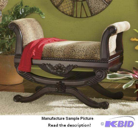 Leopard Bench - Classic styling with an eleme...