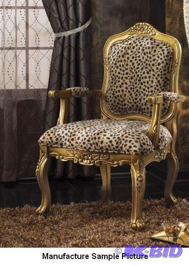 Gold Leopard Exclusive Chair - The softest le...