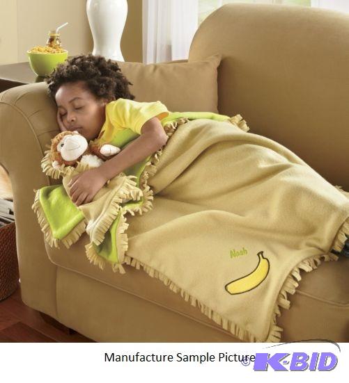 Blanket and Animal Plush Set - Fleece blanket...