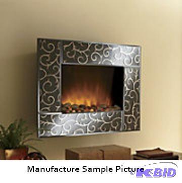Flat Panel Wall Mount Fireplace - Has remote,...