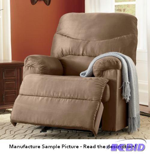 Light Brown Microfiber Arcadia Recliner by Ac...