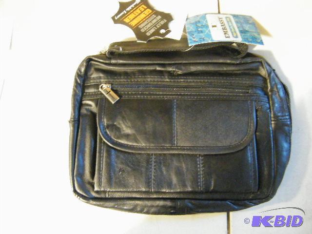 Genuine Leather Bible Case - Has crosses on t...