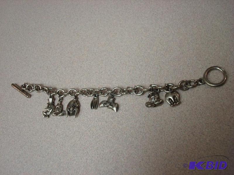 WB Loony Tunes Charm Bracelet, Shows Wear, Bu...