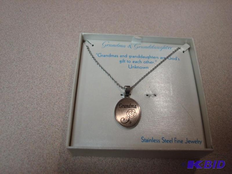 Stainless Steel Grandma Necklace...