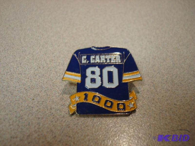 Small Vikings Cris Carter 1000 Catches Pin...