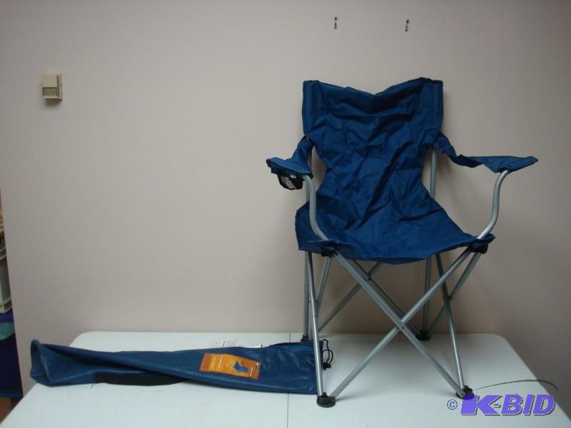 Blue Folding Chair And Bag...