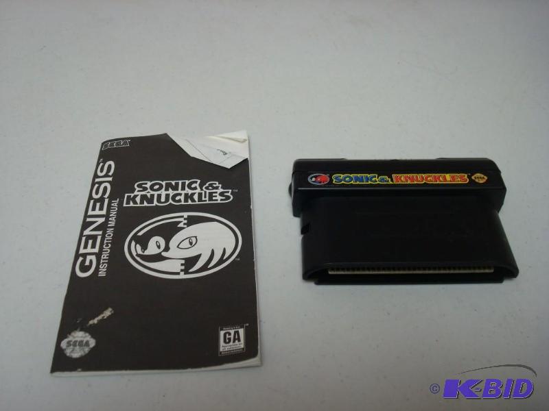 Sonic &amp Knuckles Sega Genesis Video Game...