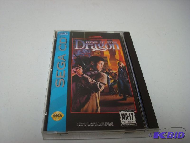 Sega CD Rise Of The Dragon Game...
