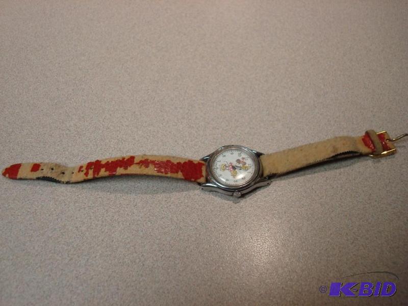 Disney Minnie Mouse Watch, Used, Lots Of Wear...