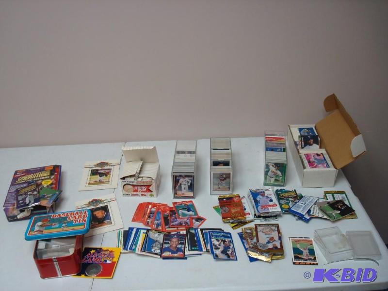 Lot Of Baseball Cards, Tin, Cases, All Star C...