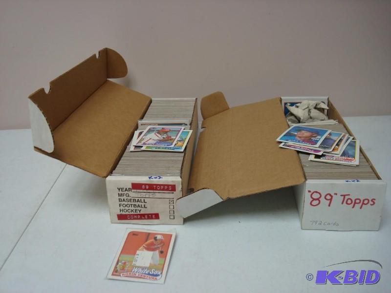 Lot Of Baseball Cards, 89 Topps...