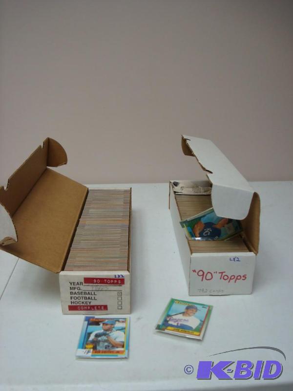 Lot Of Baseball Cards, 90 Topps...