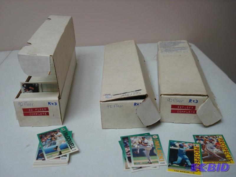Lot Of Baseball Cards, 92 Fleer...