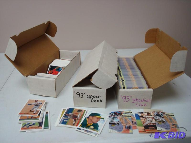 Lot Of Baseball Cards, 93 Upper Deck And Stad...