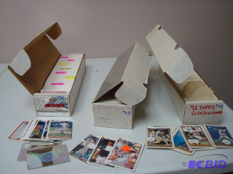 Lot Of Baseball Cards 92 Upper Deck And Topps...