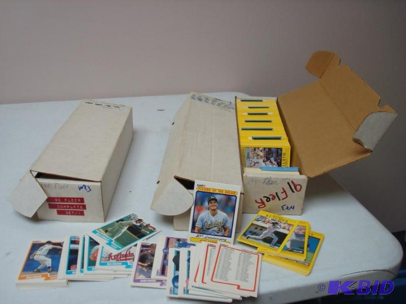 Lot Of Baseball Cards, 90 91 Fleer...