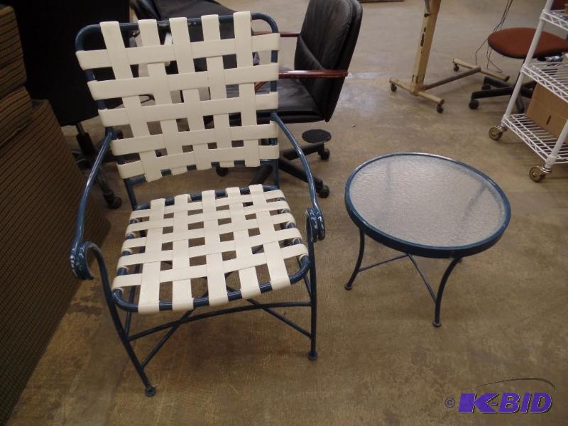 Patio Endtable and Chair