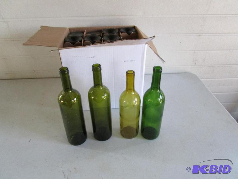 12 wine bottles