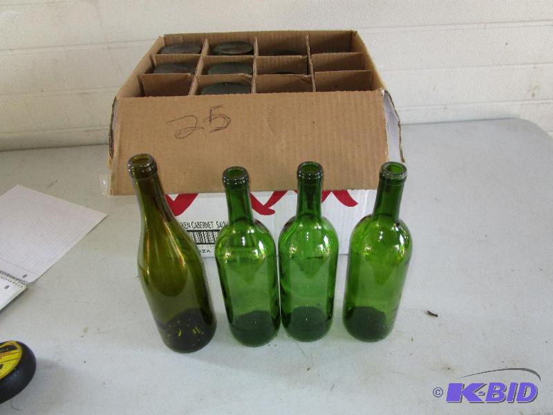 12 wine bottles