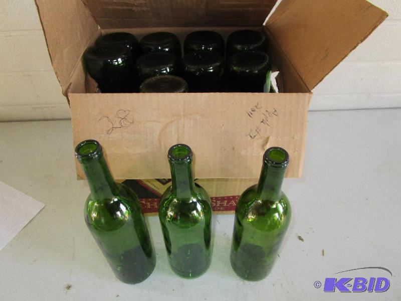 12 wine bottles