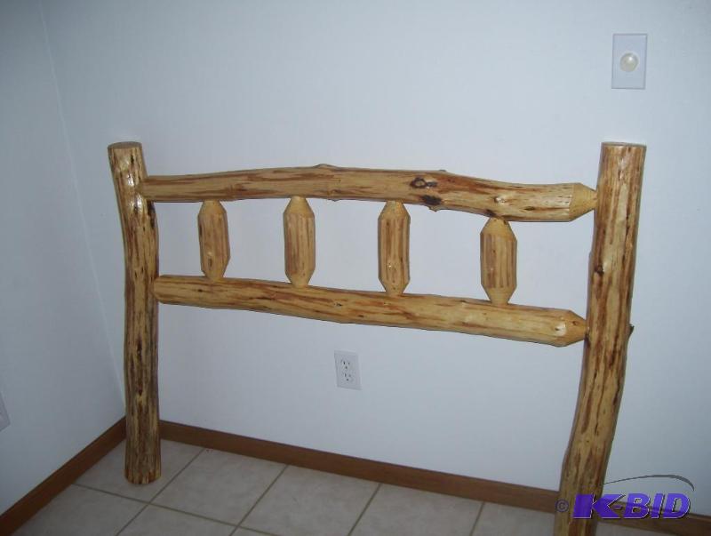 Log Headboard