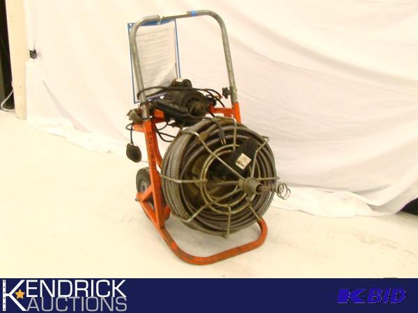 lot 31 image: Electric Industrial General Brand Easy Rooter 100 Ft Auger