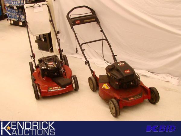 lot 98 image: 2 Toro Mowers in Disrepair