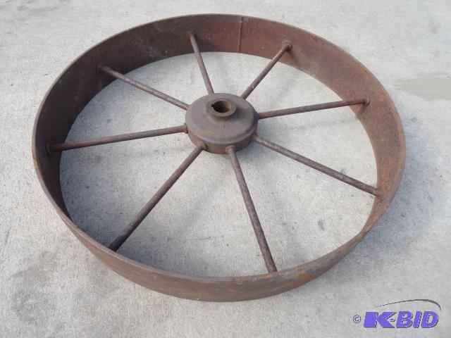 lot 11 image: Steel spoke wheel 29"...